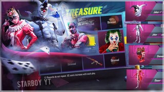 Masked Treasure: Joker of Clubs ♣️ & Diamond Queen Set ♦️ PUBG MOBILE