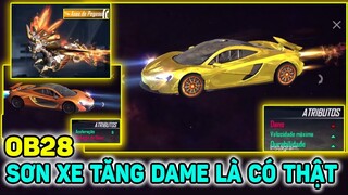 Sự Thật OB28 Skin Xe Mới Sẽ Có Chỉ Số Như Skin Súng , Free Fire Sẽ Ra Sao !! | THI BLUE