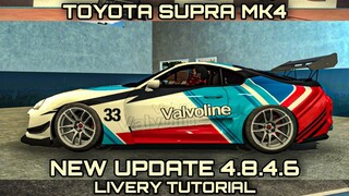 Free Toyota Supra MK4 Livery Tutorial for Beginners in Car Parking Multiplayer New Update