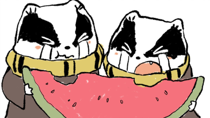 【Magic Awakening】Merry Christmas? Two badgers were forced to eat melon
