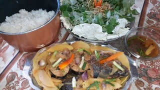 Cá Ngừ Đại Dương Kho Măng Ngon Hết Sảy| TKQ & Family T341