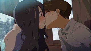 Harem ecchi kissing anime scene