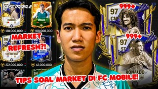 Bahas Tips Market di FC Mobile?! Market Refresh & Beli Atau Jual Kartu 999+ | FC Mobile Indonesia