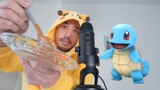 ASMR Plate Licking Peanut Butter + Inaudible Whispering✨ Pokemon Edition🕺