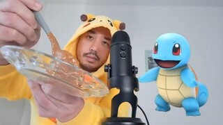 ASMR Plate Licking Peanut Butter + Inaudible Whispering✨ Pokemon Edition🕺