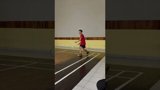 KETIKA MARKOCOP MAIN BADMINTON AUTO KEKUATAN SMASH 500 STACK #shorts