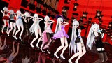[MMD·3D] Nine HAKU's dance-pretty legs-lovely