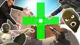 The most surreal mode in CS2 history: absurd crosshair + infinite stun gun + unlimited throwing item