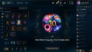 [LMHT] Review Sự Kiện Máy Quét Vũ Trụ - Mở 10 Hộp Tinh Tú 2020 + 2 Túi Tinh Tú Và Cái Kết Max Hên :3