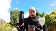 ASMR Eating Frozen Berries & Milk + Face Brushing & Mic Brushing
