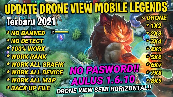 DRONE VIEW MAP MOBILE LEGENDS TERBARU 2021 - CARA MEMASANG DRONE VIEW DI MAP MOBILE LEGENDS 2021