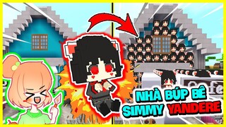 NOOB KAMUI BẤT NGỜ BIẾN NHÀ SIMMY THÀNH NHÀ BÚP BÊ SIMMY YANDERE CỰC ĐẸP TRONG MINI WORLD HERO TEAM