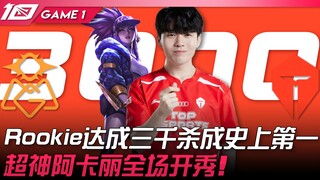 يا إلهي! روكي من تي إي إس يحقق ثلاثة آلاف قتلة في مسيرته، ليصبح الأول في تاريخ الـ LPL! أكالي الخارق