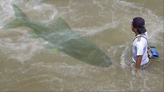 cast-net fishing in Nepal | himalayan trout fishing |