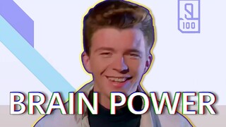 [MAD][Musik] Campuran <Brain Power> dengan Rick roll|Rick Astley