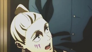 The six marks on his face are miracles. They are used to exchange for life. Nanami killed him five t