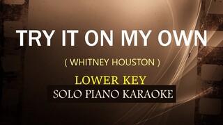 TRY IT ON MY OWN ( LOWER KEY ) ( WHITNEY HOUSTON ) COVER_CY