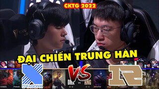 [CKTG 2022] Highlight DRX vs RNG: Đại chiến Trung Hàn nghẹt thở | Dragon X vs Royal Never Give Up
