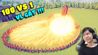 100 CUNG THẦN ÁNH SÁNG VS CHIẾN XA GÀ GỖ KHỔNG LỒ !!! ✔