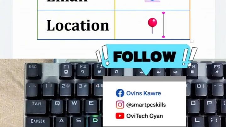 how to typing keyboard #shorts #viral