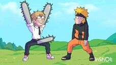 Chainsaw man Vs Naruto