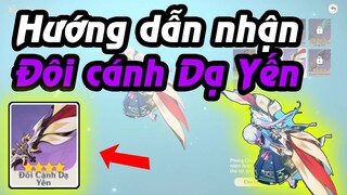 Hướng dẫn nhận đôi cánh Dạ Yến | Genshin Impact | Sự kiện Hoyolab