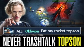 Never TRASHTALK 2x TI WInner TOPSON - 17K Gold Lead COMEBACK