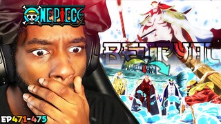 WHITEBEARD’S BETRAYAL!? 😦 Luffy VS ALL 3 ADMIRALS! (THIS IS WILD) | One Piece EP's 471-475 Reaction