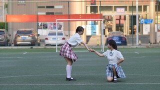 Memories of summer! Part 1! Watch a young lady dancing to "Touch Touch" on the grass