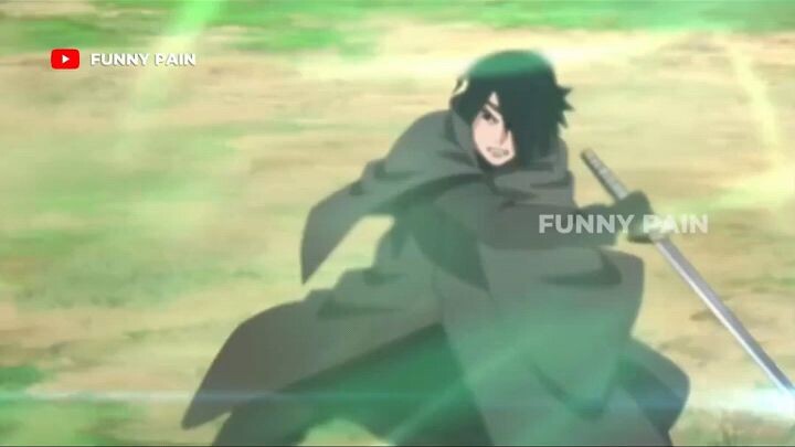 Sasuke mau niru jurus Raikage tapi gak kuat || Lucu banget