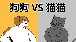 [JJALTOON Original] الكلاب ضد القطط