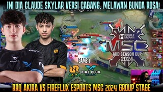 CLAUDE SKYLAR VERSI CABANG! GAME 1 RRQ AKIRA VS FIREFLUX ESPORTS MSC 2024