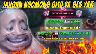 EH GA BOLEH YAA KALIAN DONATE NGOMONG KAYA GITU !!! AKU DULU SATU SEKOLAH AMA BAPAKMU YAA !!!