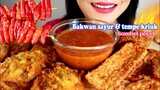 ASMR BAKWAN SAYUR, TEMPE KRIUK PAKE SAMBEL PECEL | INDONESIAN FOOD | ASMR MUKBANG INDONESIA