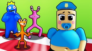 RAINBOW FRIENDS VS BABY BARRY'S PRISON RUN IN ROBLOX!