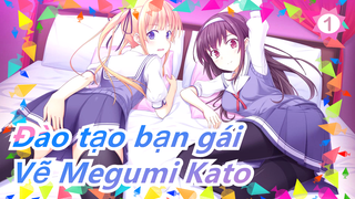 Vẽ bạn giá nhàm chán, Megumi Kato tóc dài!!! /Bút lông | Đào tạo bạn gái_1