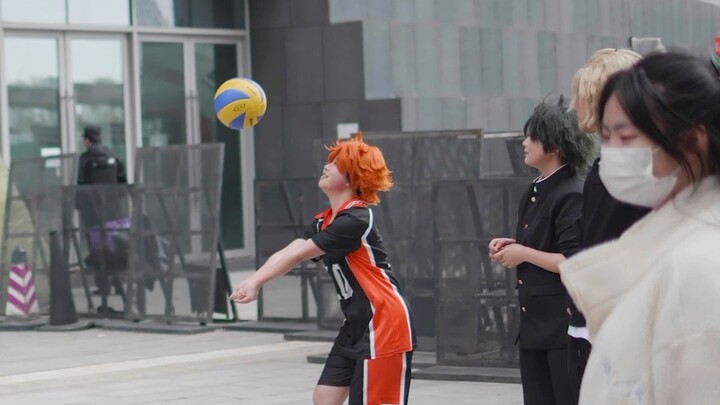 Did you do a cosplay just to play volleyball at the comic con?
