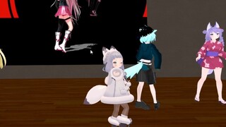 【vrchat】用全身追踪设备还原MMD，是真人在跳哦
