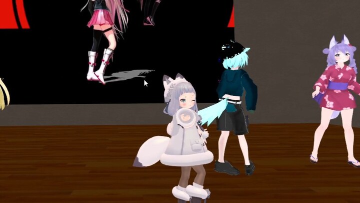 【vrchat】Sử dụng thiết bị theo dõi toàn thân để tái hiện MMD, thực sự là người thật đang nhảy đấy