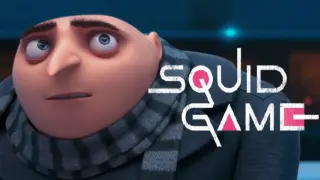 gru tries squid game