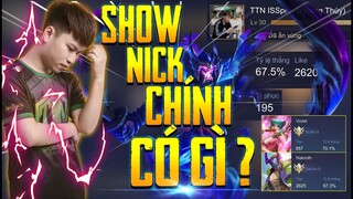 [Liên Quân Mobile] ISSprox SHOW ACC chính có những gì ? AOV