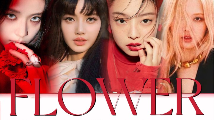 BLACKPINK's four-member version of "FLOWER" might be like this, right? [Cover]
