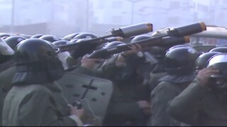 Real images of military-civilian interaction in Gwangju, South Korea