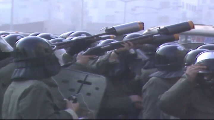 Real images of military-civilian interaction in Gwangju, South Korea