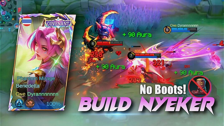 GINI ENAKNYA MAIN BENEDETTA BUILD FULL DAMAGE TAPI EMBLEM FIGHTER.. ⁉️