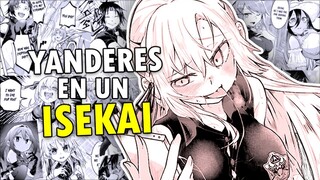 Yanderes en un Isekai - reseña de manga Isekai de Haishin Katsudou wo Shitara Tairyou no Yandere