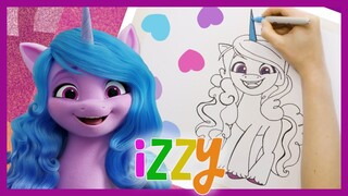 My Litte Pony Bahasa Indonesia  🦄Cara menggambar Izzy | film generasi baru