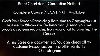 Brent Charleton Course Correction Method download