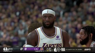 NBA2K22 I FULL GAME HIGHLIGHTS I LAKERS AT NETS  I NBA Regular Season I January 24, 2022 I NBA 2k22