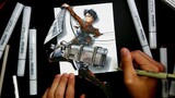 3D LEVI! | Attack on Titan | Speed Drawing